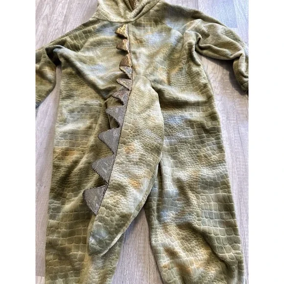 Imagination Workshop Toddler dragon costume Full front zip Hood  tail 2-3-4yrs. - Picture 12 of 14